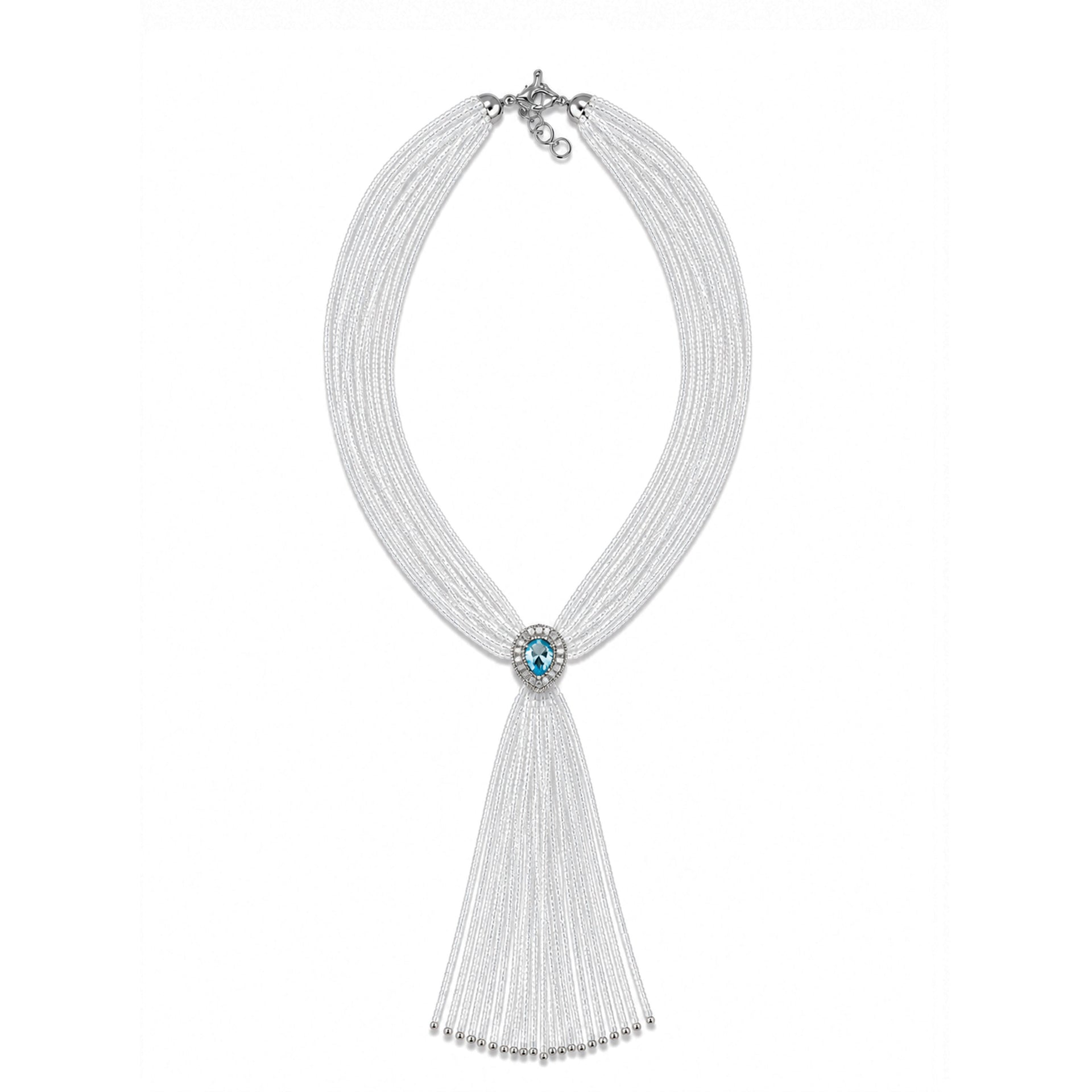 Tassel lapis Necklace - topaze