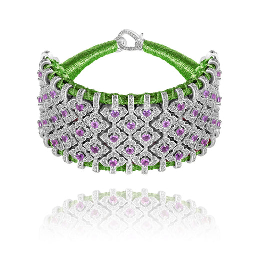 Bracelet Bahia Grass - Améthystes
