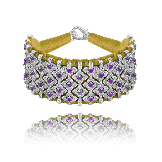 Bracelet Bahia mordor - Améthystes