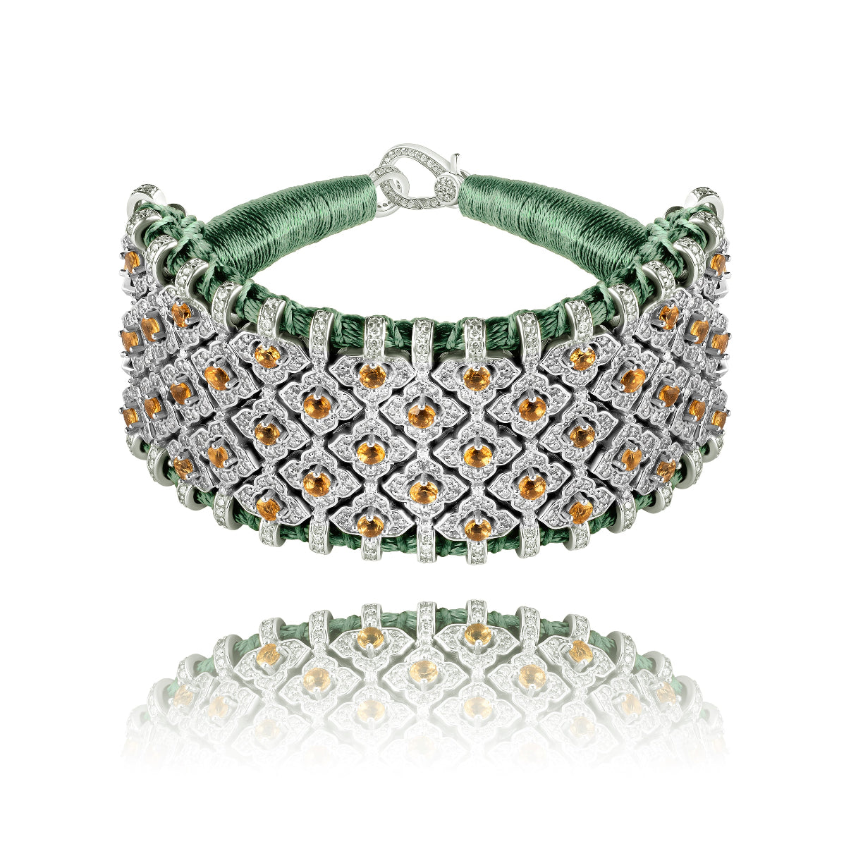 Bracelet Bahia moss - Citrine