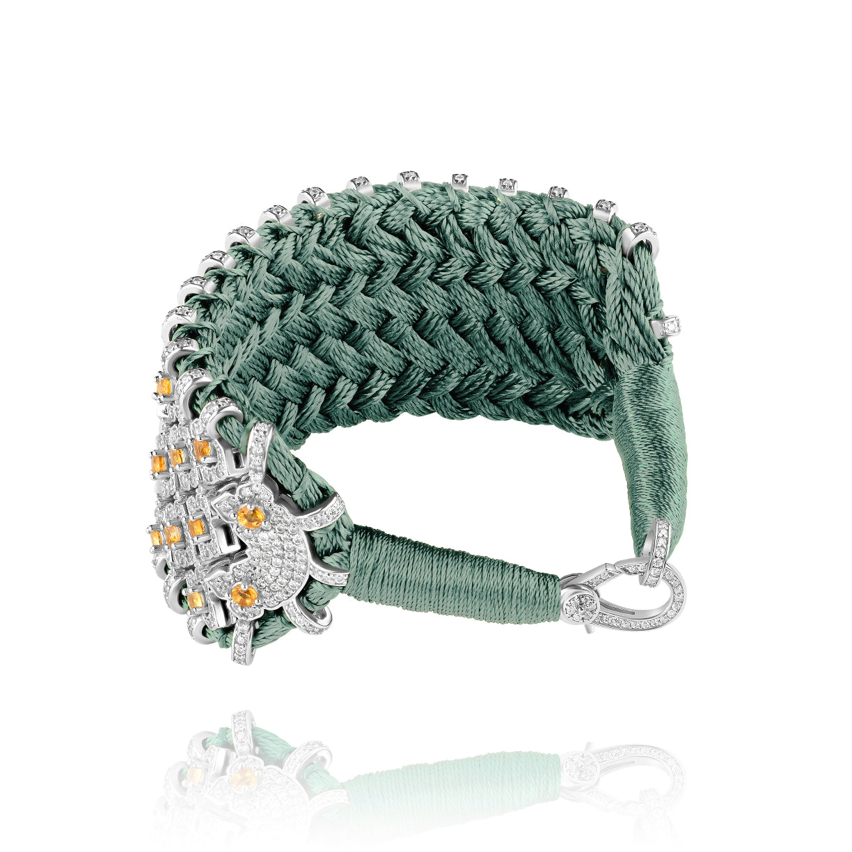 Bracelet Bahia moss - Citrine