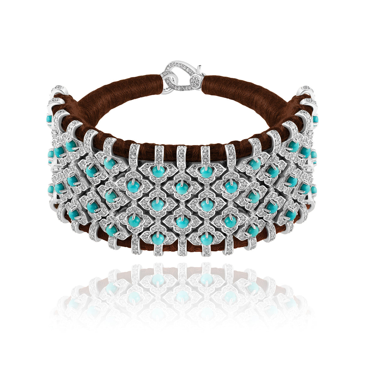 Bracelet Bahia Choco - Turquoise