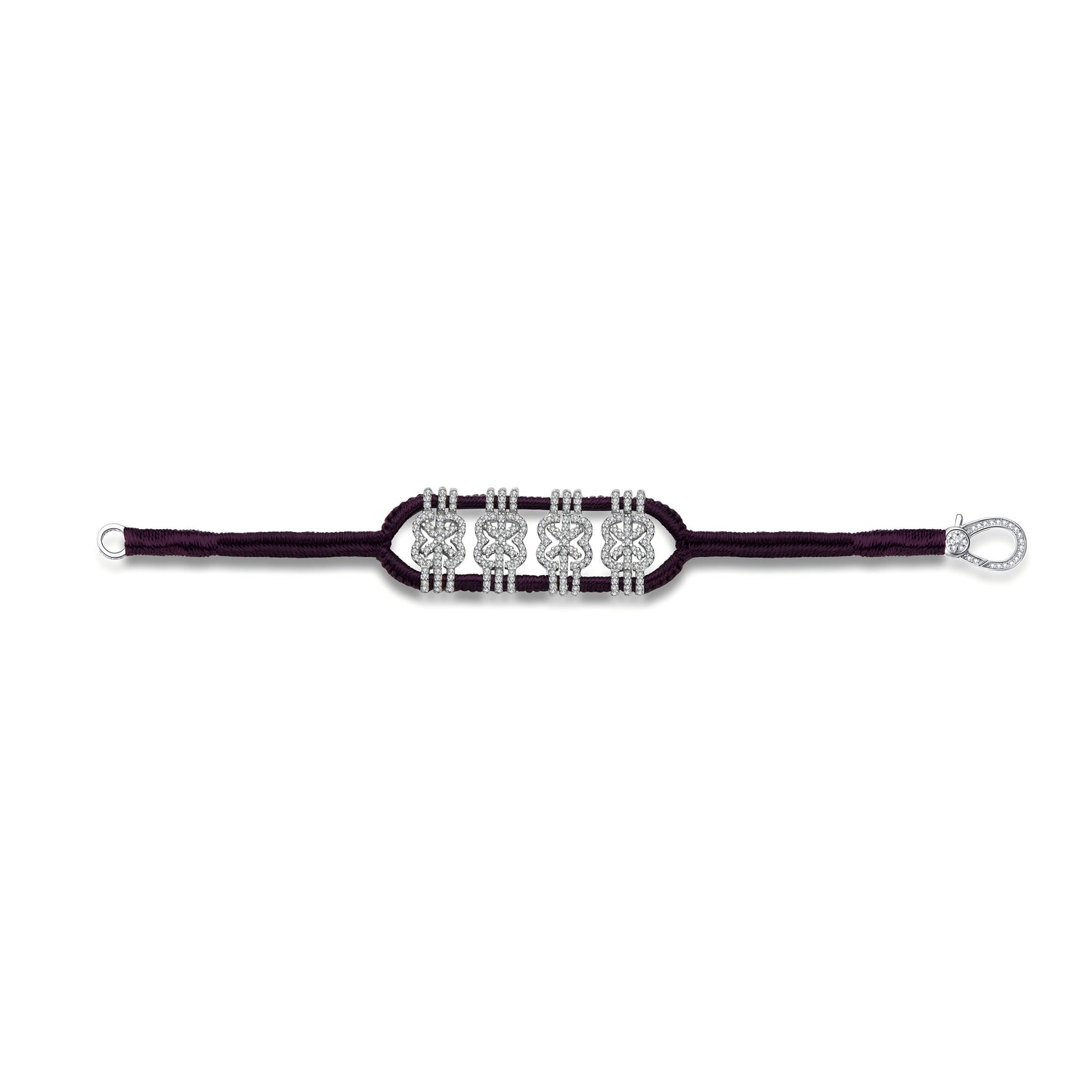 Bracelet Belem aubergine