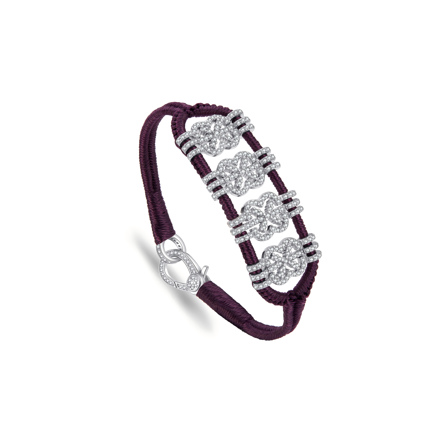 Bracelet Belem aubergine