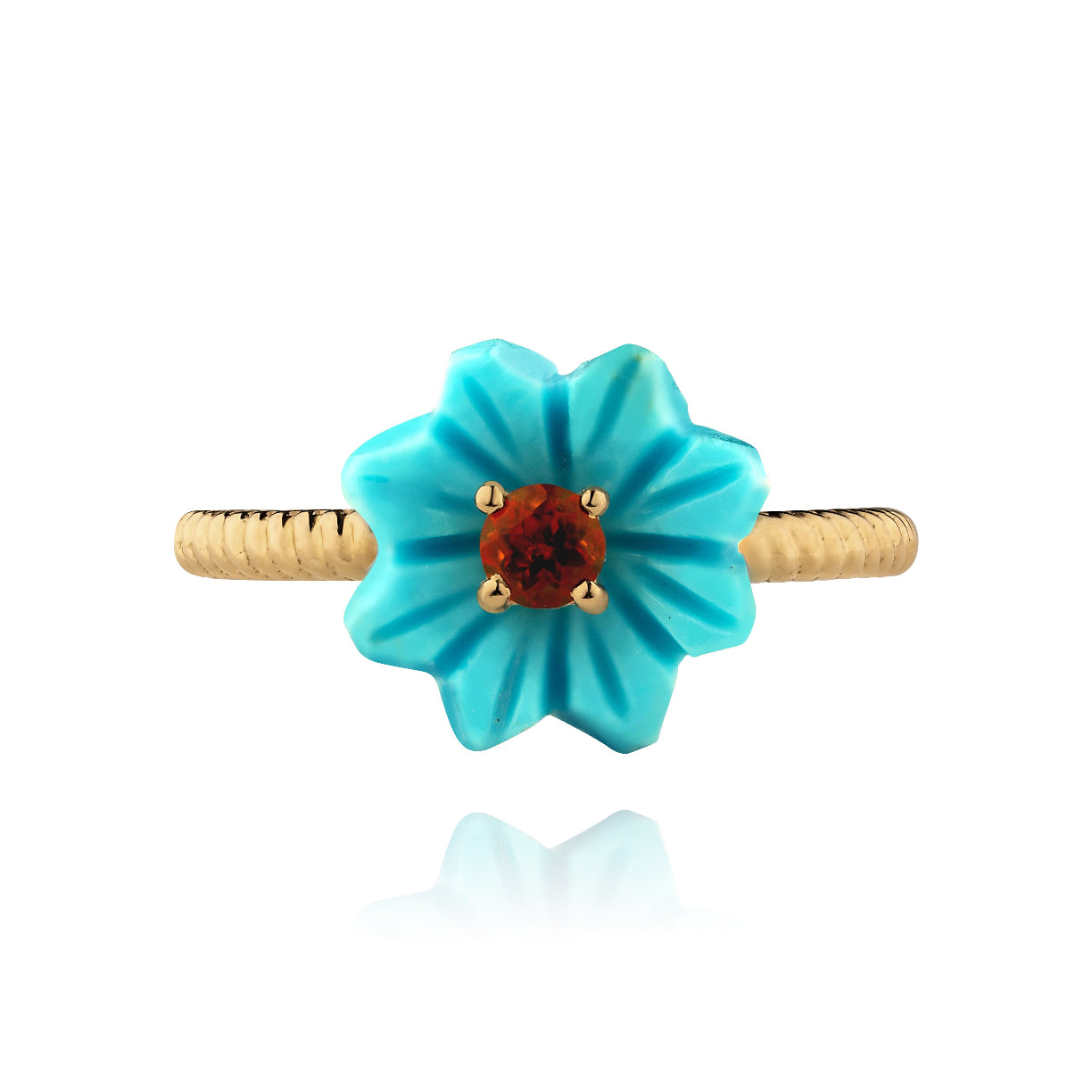 Turquoise Paquerette ring
