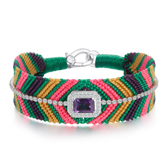 Bracelet Biggie Green - Amethyst