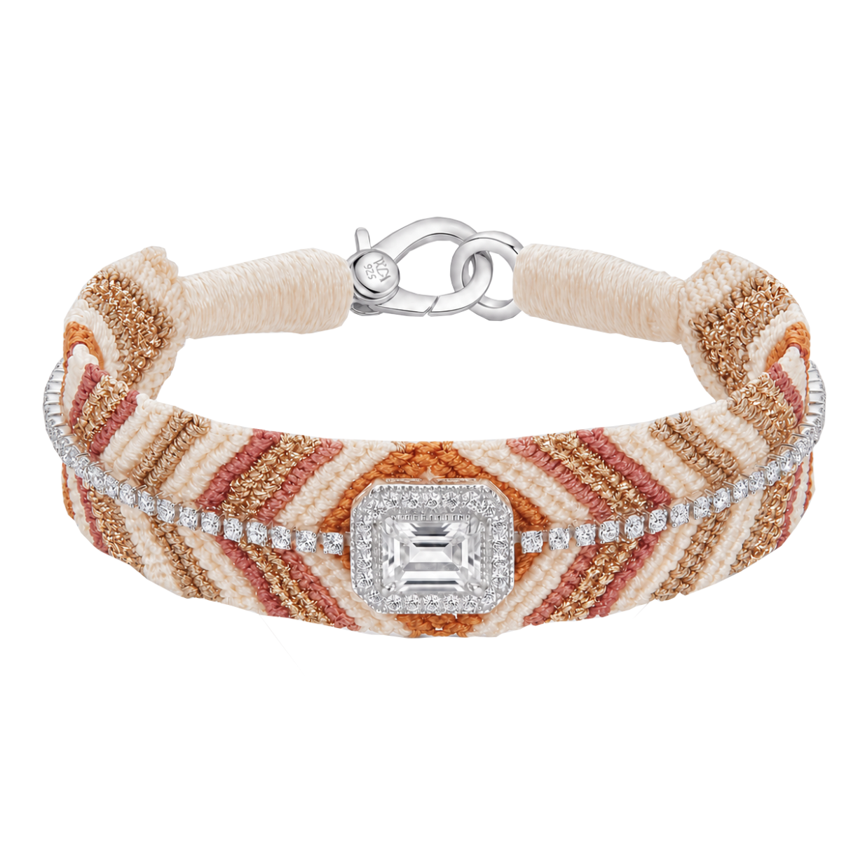 Bracelet Biggie white - Crystal