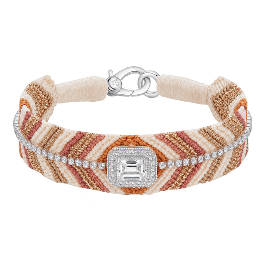 Bracelet Biggie white - Crystal