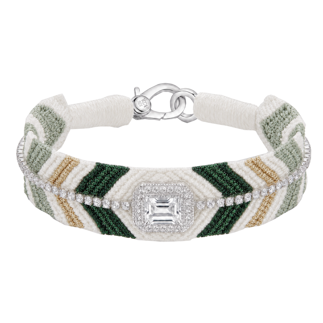 Bracelet Biggie white - Crystal