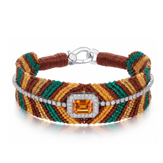 Bracelet Biggie Hazelnut - Madeira Citrine
