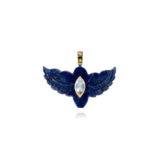 Lapis Bird Pendant