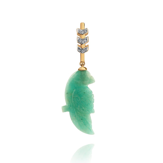 Amazonite Coco earring
