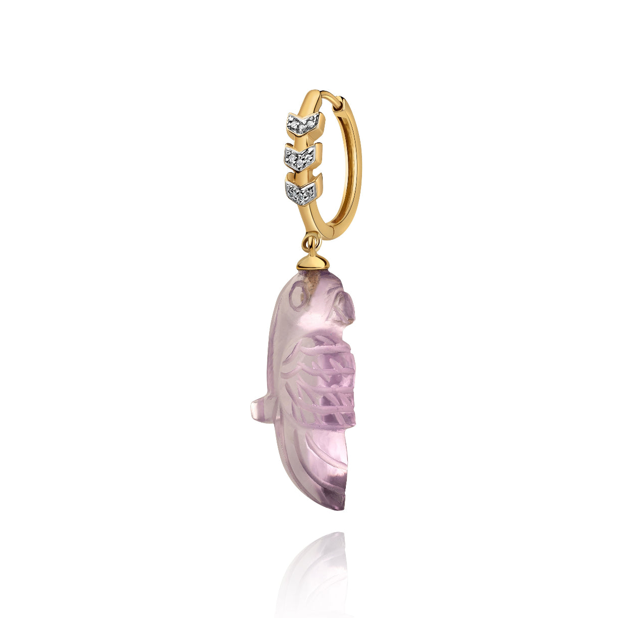 Amethyst Coco earring