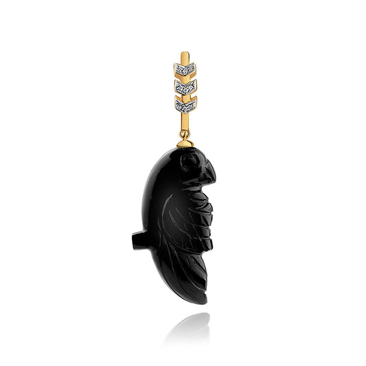 Onyx Coco earring