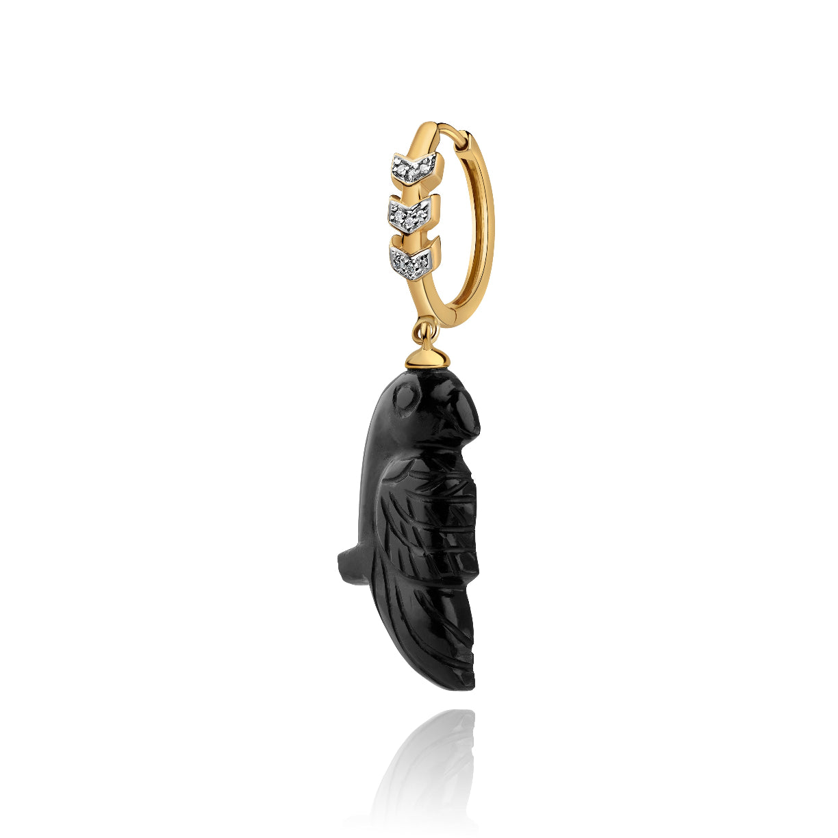 Onyx Coco earring
