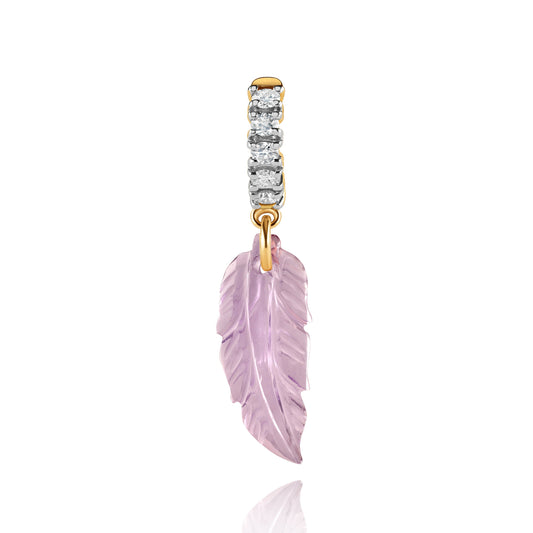 Amethyst Mahata earring