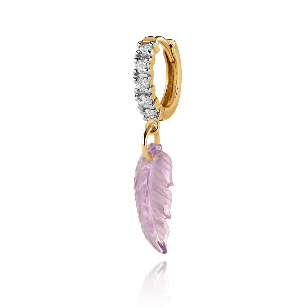 Amethyst Mahata earring