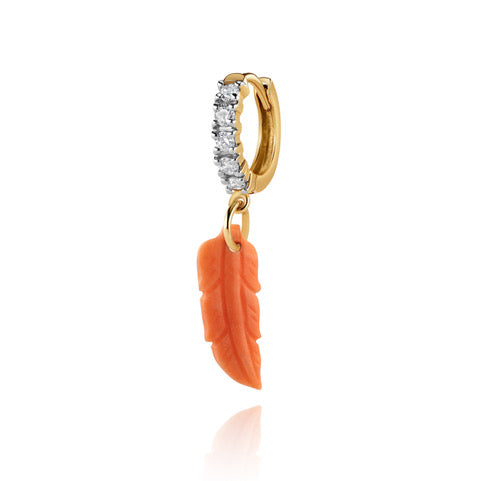 Coral Mahata earring