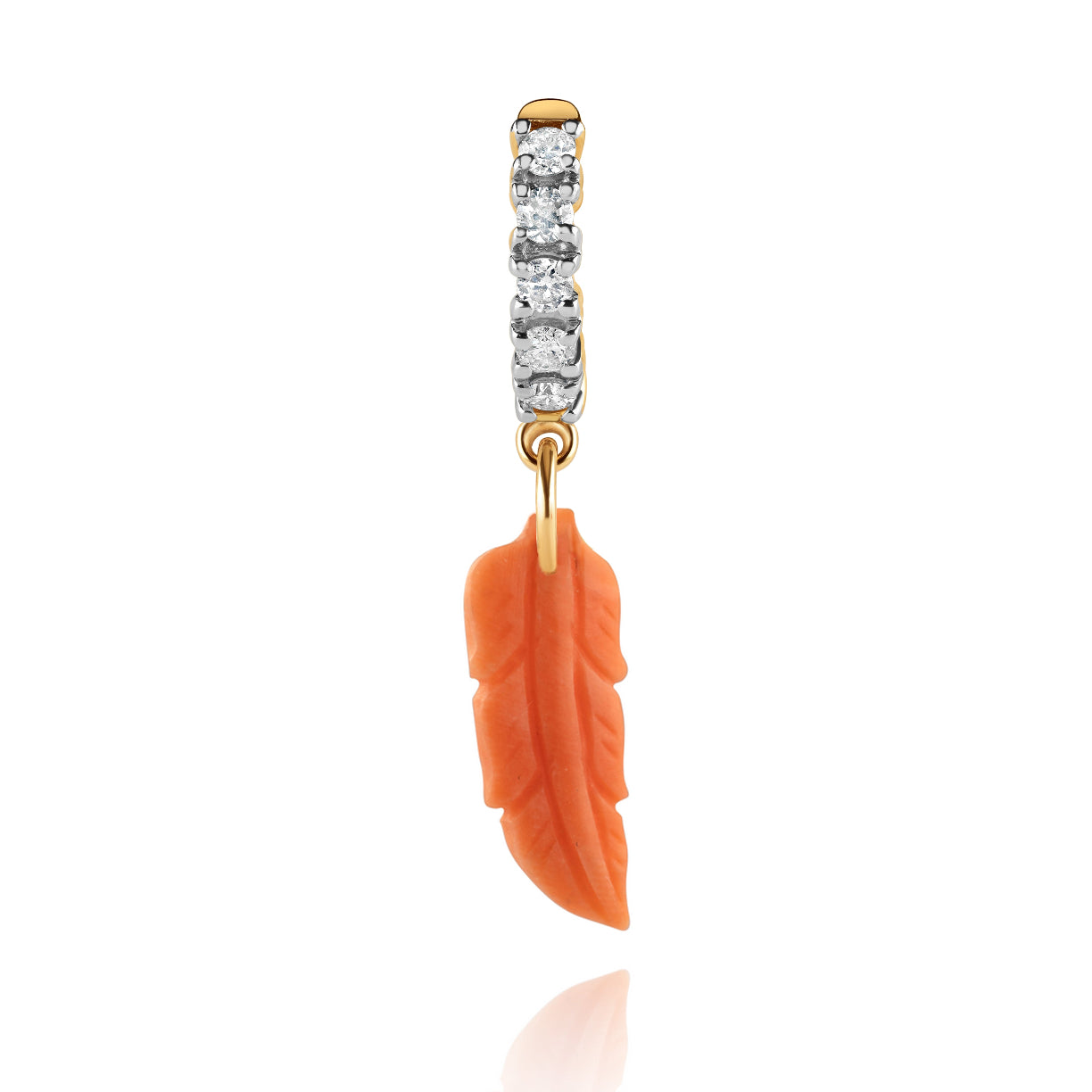 Coral Mahata earring