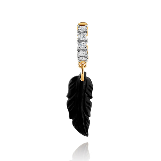 Onyx Mahata earring
