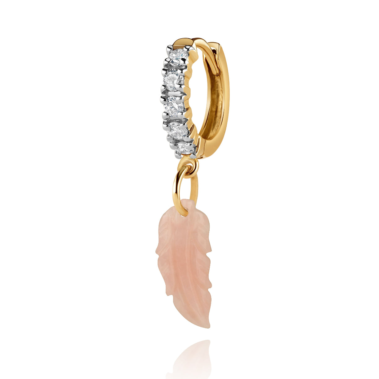 Pink Opal Mahata earring
