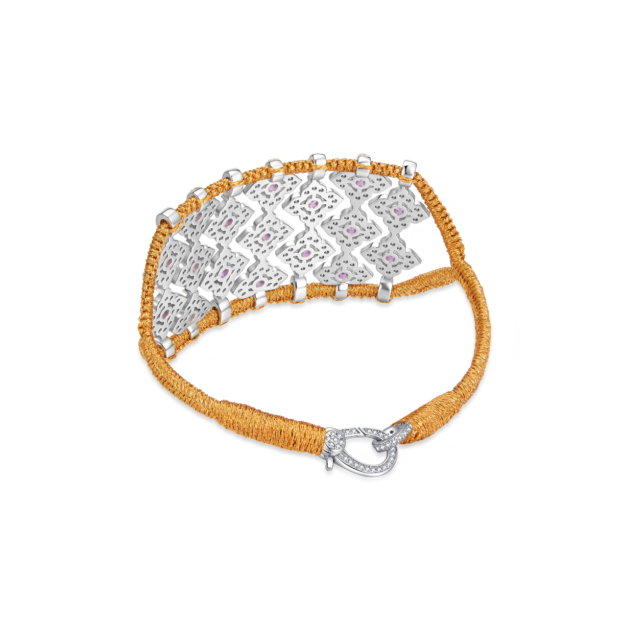 Brasilia Bracelet Copper - Amethysts