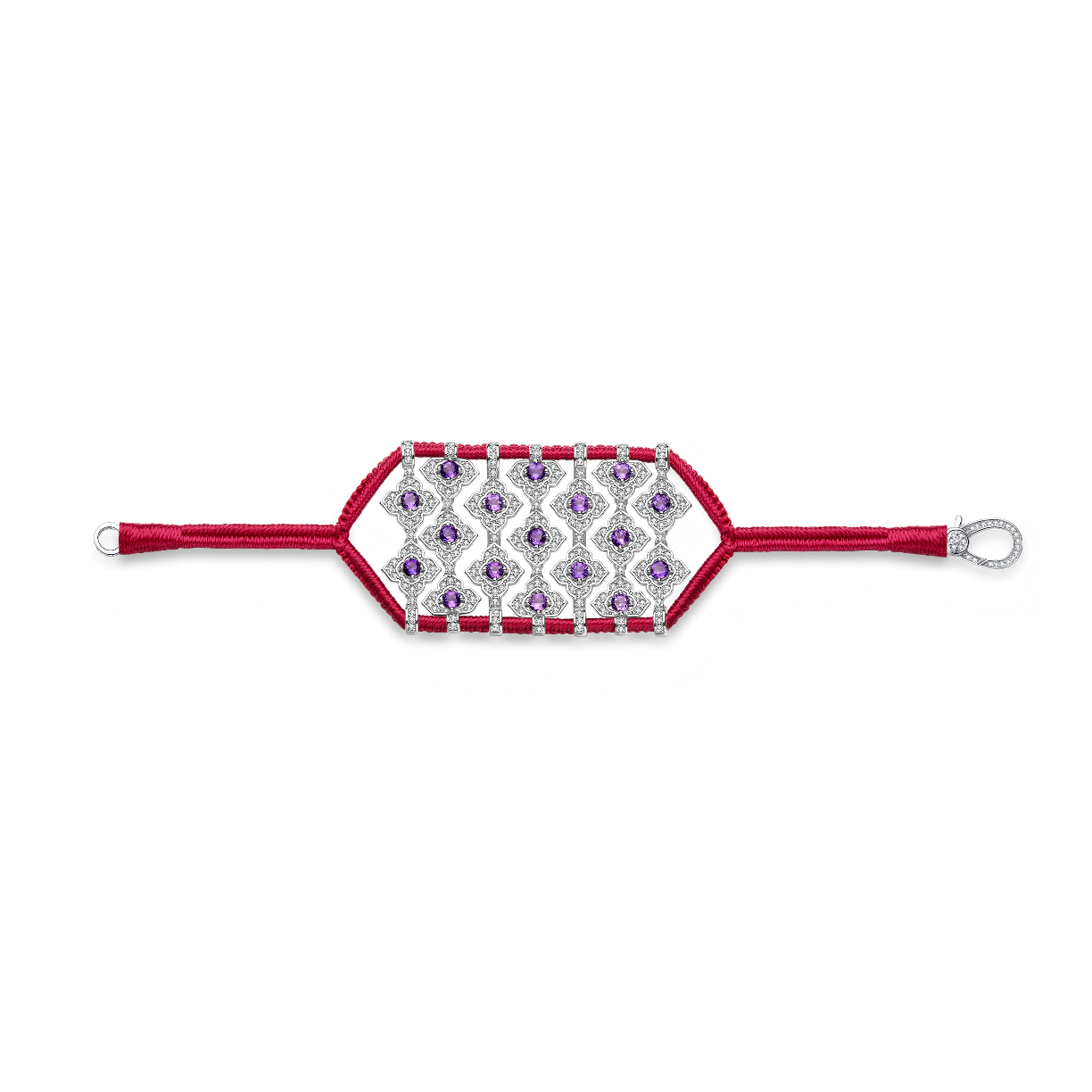 Brasilia Rani bracelet - Amethysts