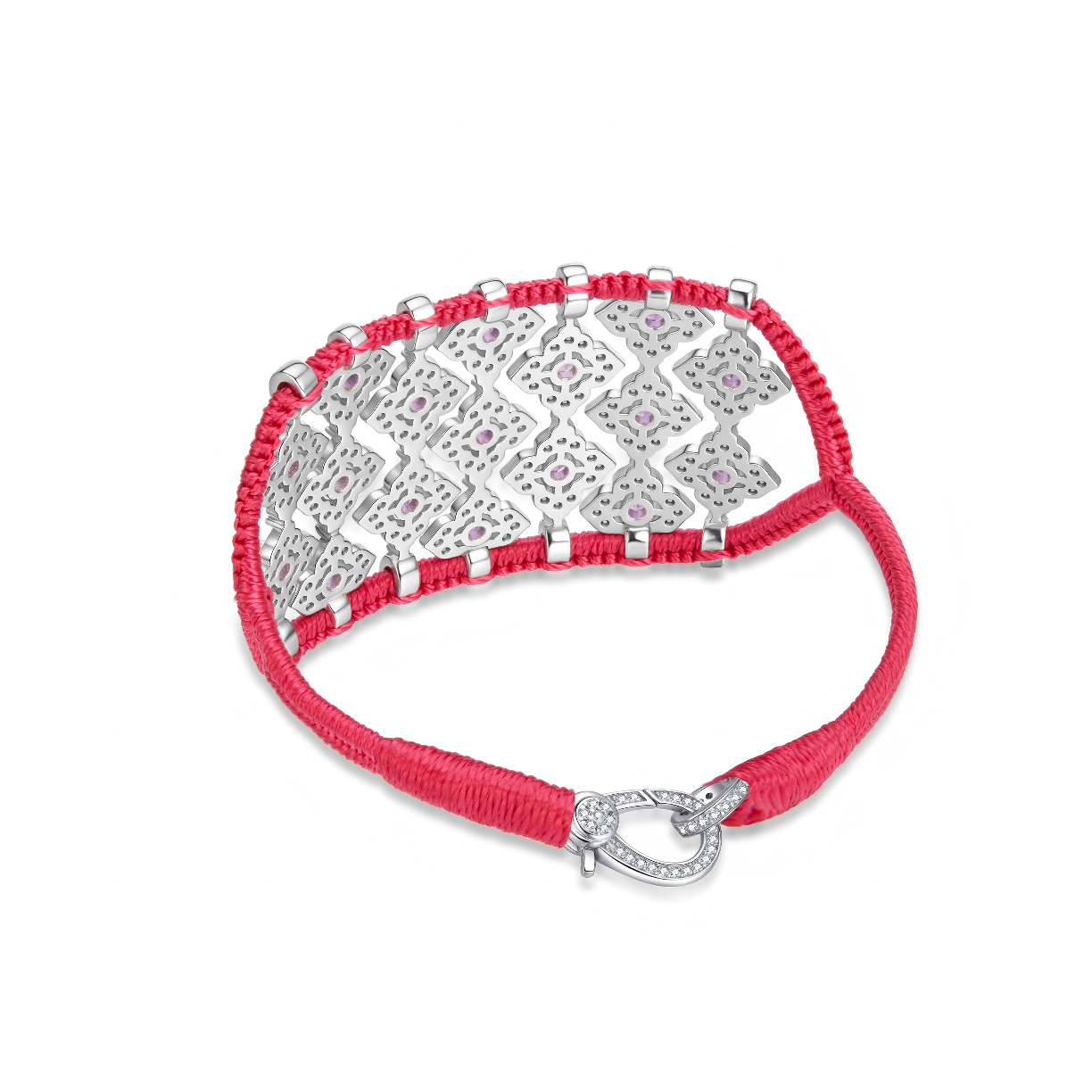 Brasilia Rani bracelet - Amethysts