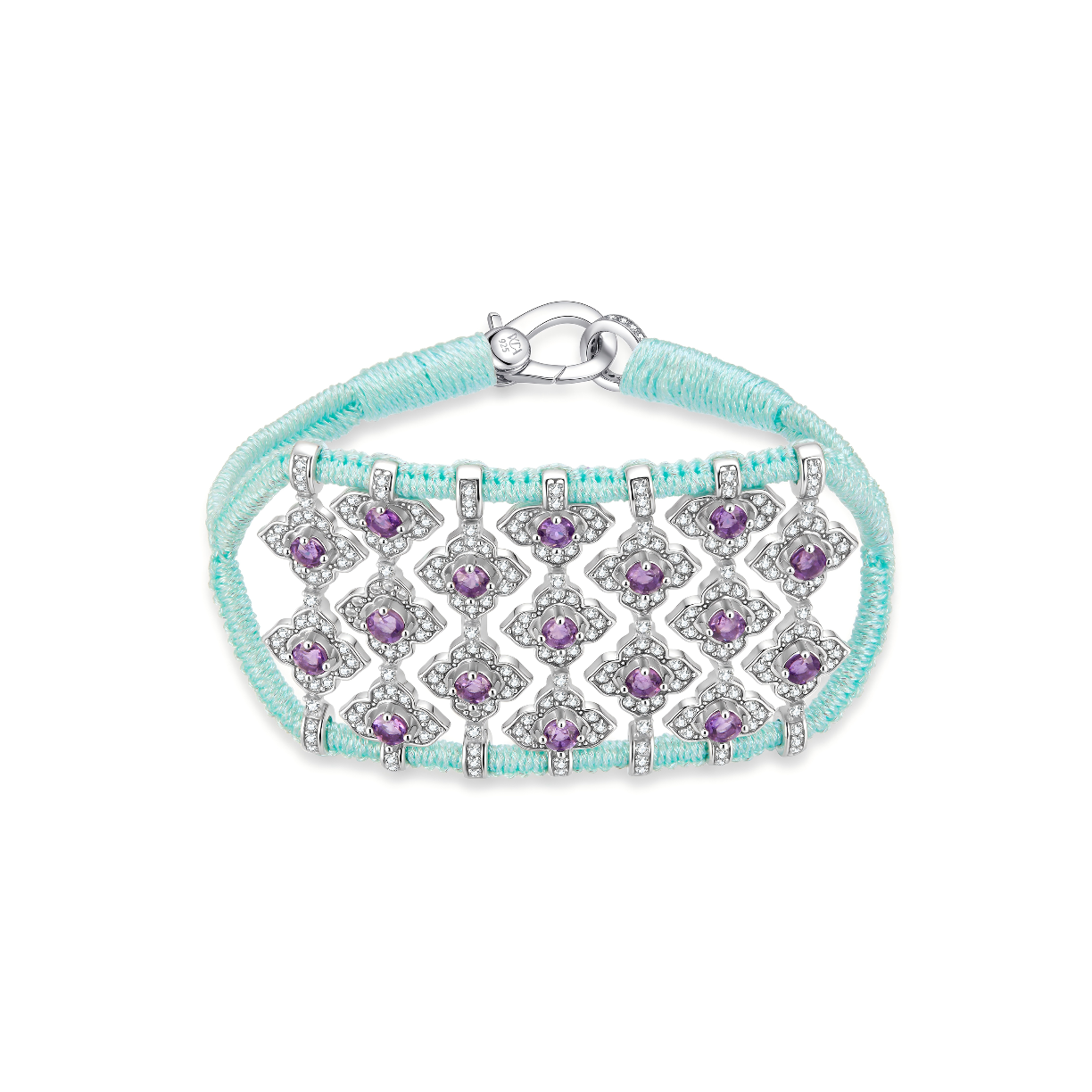 Brasilia Water bracelet - Amethysts