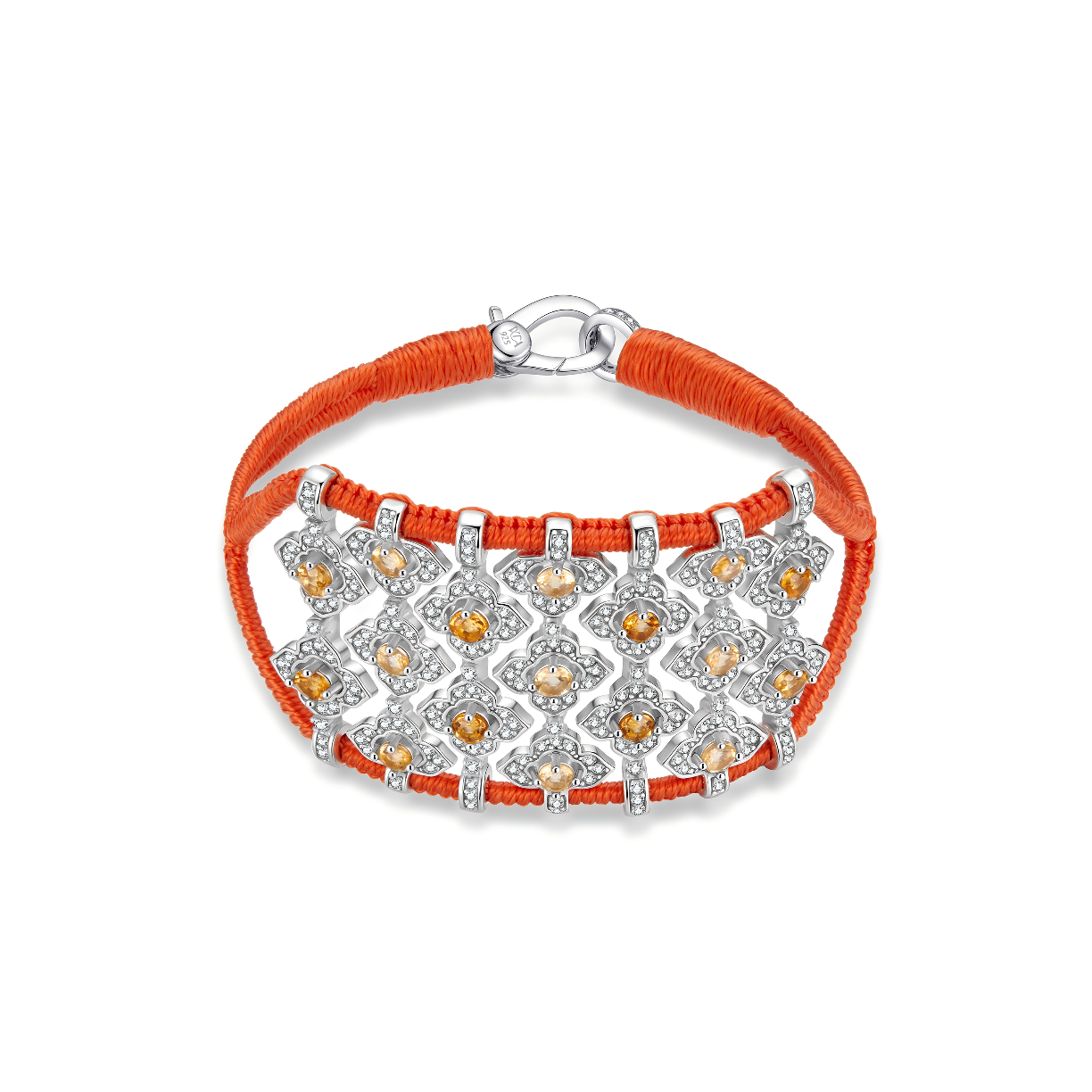 Brasilia Orange bracelet - Citrines
