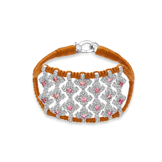 Brasilia camel bracelet - Tourmalines