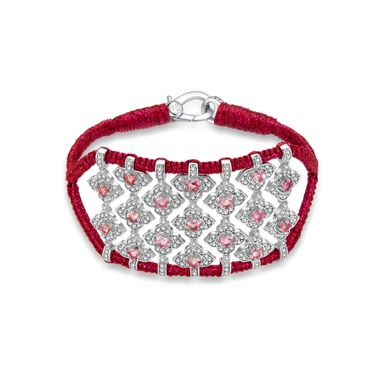 Brasilia Cherry bracelet - Tourmalines