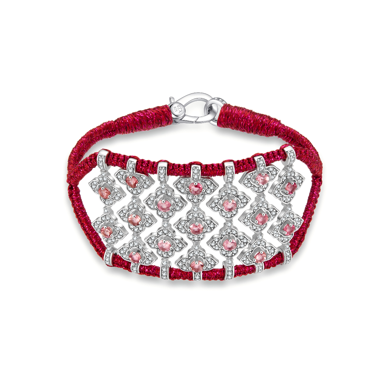 Brasilia Cherry bracelet - Tourmalines