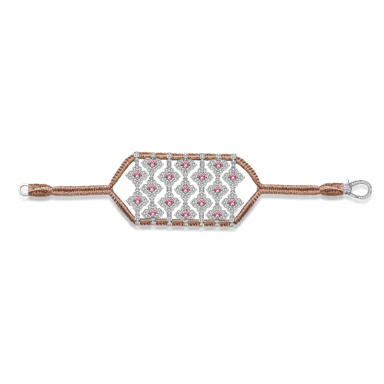 Brasilia Rose Gold bracelet - Tourmalines