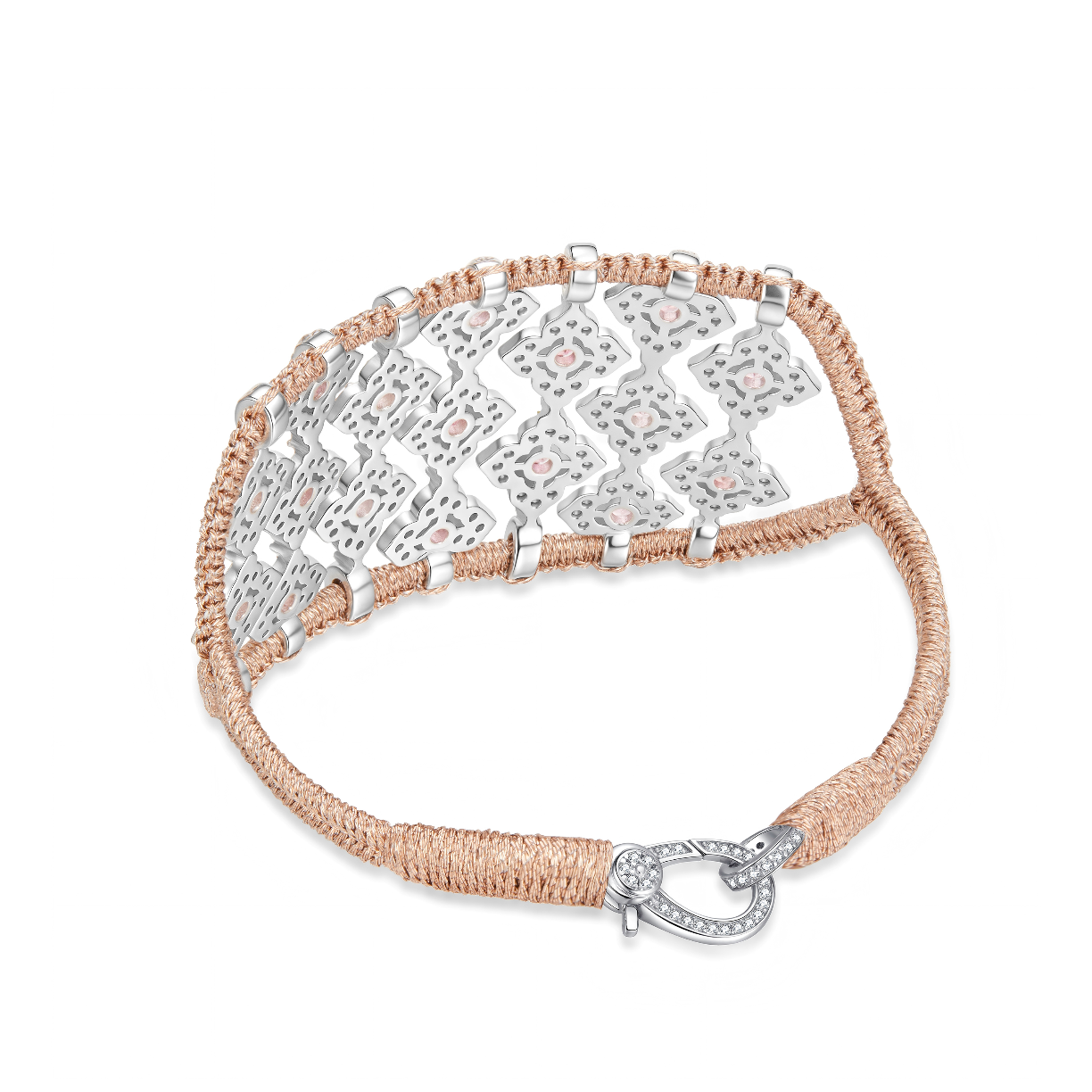 Brasilia Rose Gold bracelet - Tourmalines