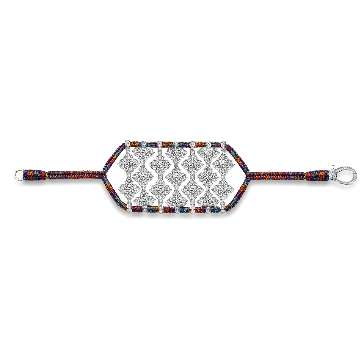 Brasilia Purple Shanti bracelet - Zircons