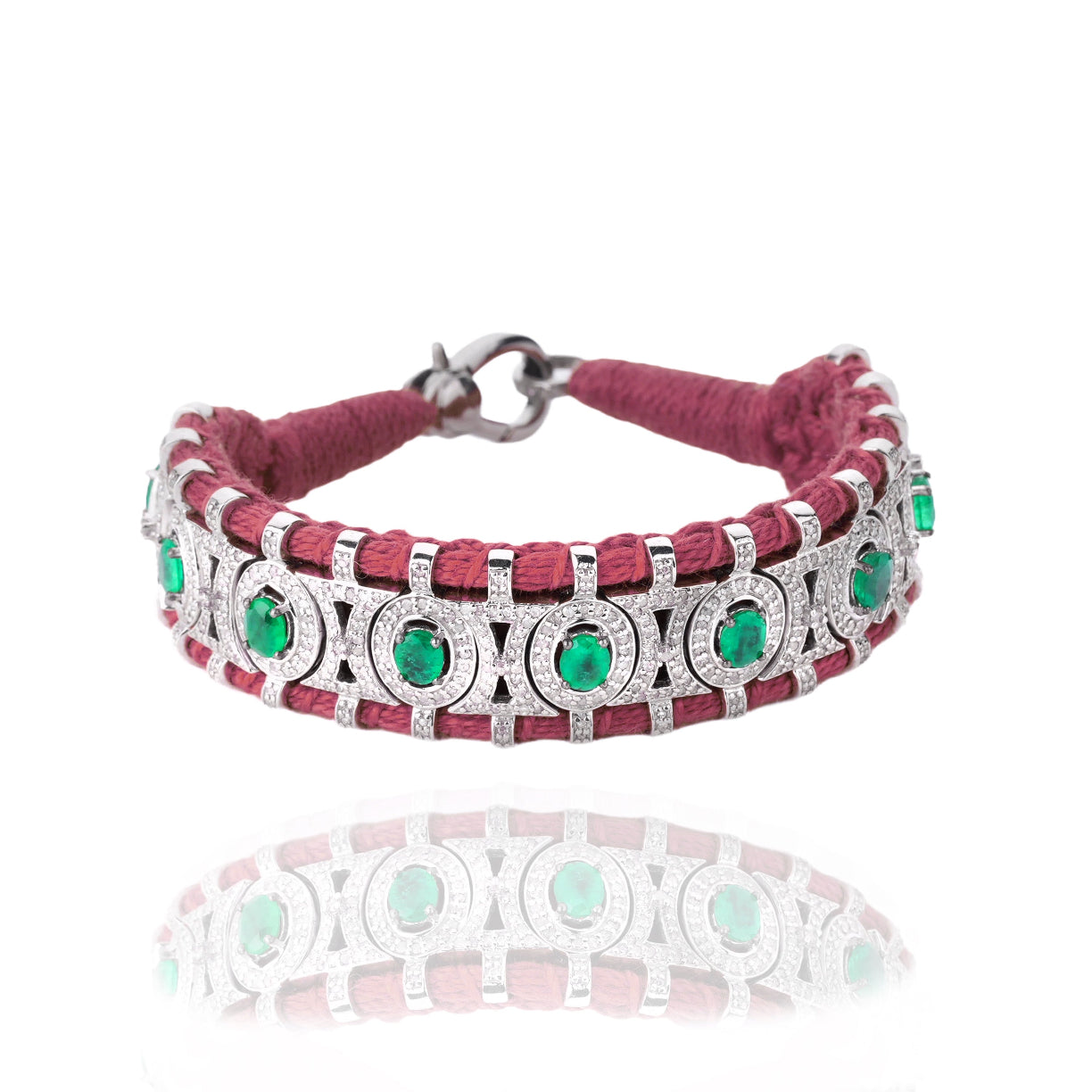 Bracelet Sao Paulo Bambou - Émeraudes