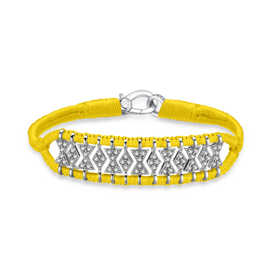 Bracelet Buzios jaune