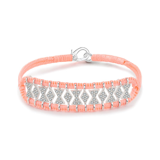 Bracelet Buzios Corail fluo