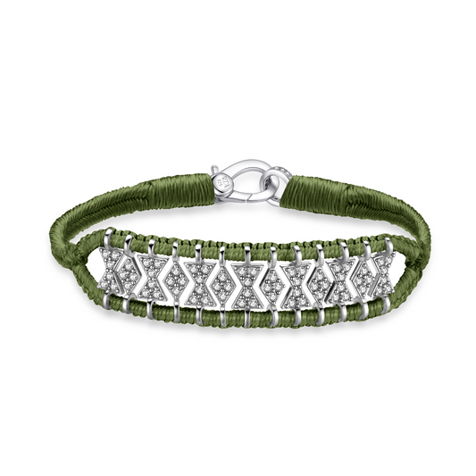 Bracelet Buzios olive