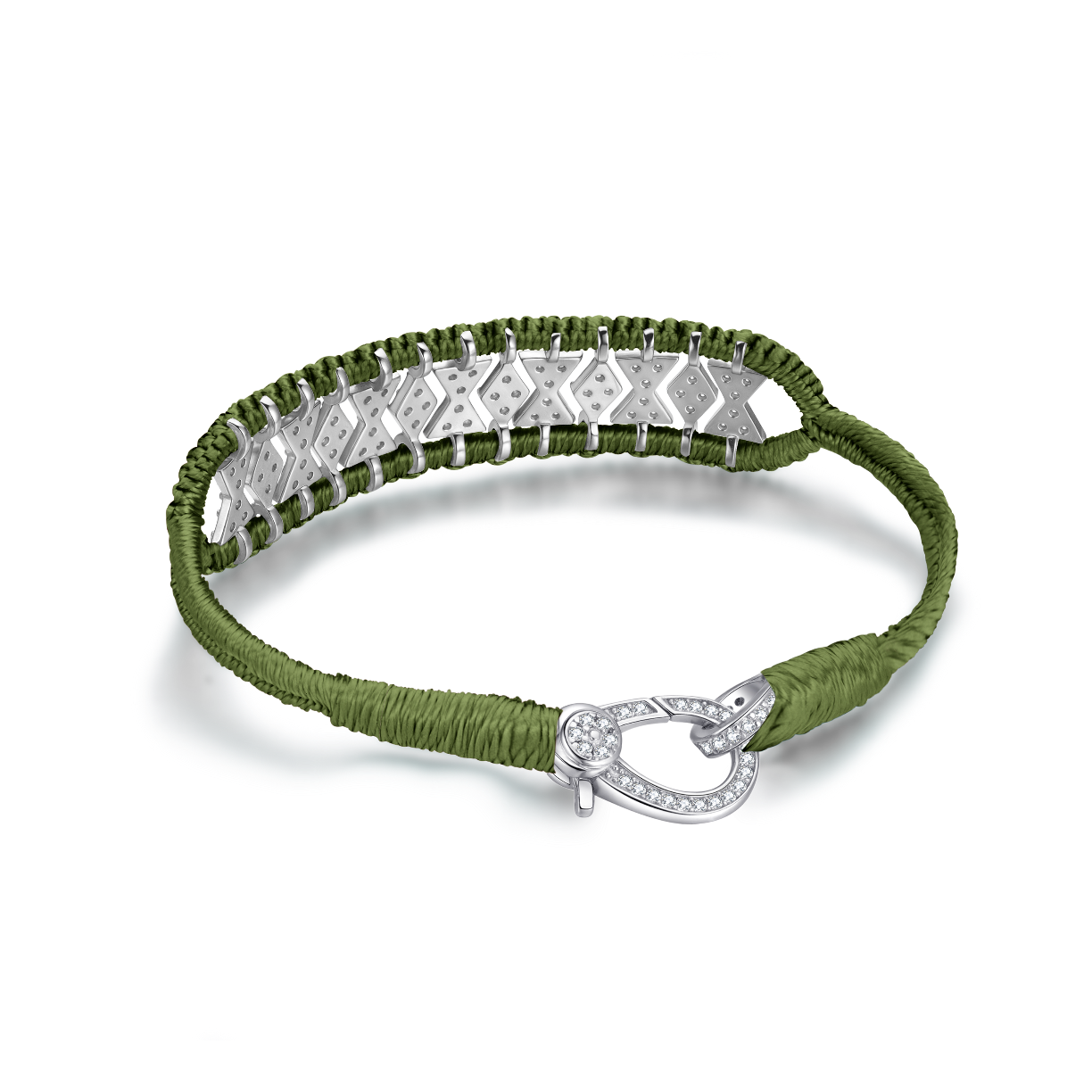 Bracelet Buzios olive