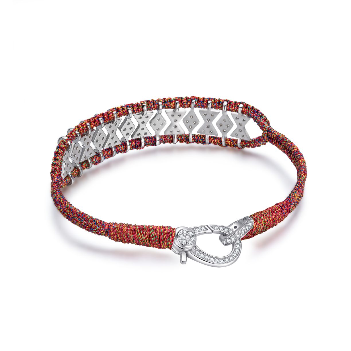Bracelet Buzios rouge shanti