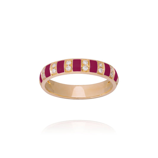 Billie Burgundy ring 
