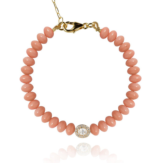Bracelet Capri corail