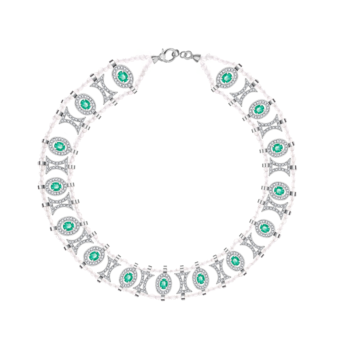 Collier Saobeady Cristal
