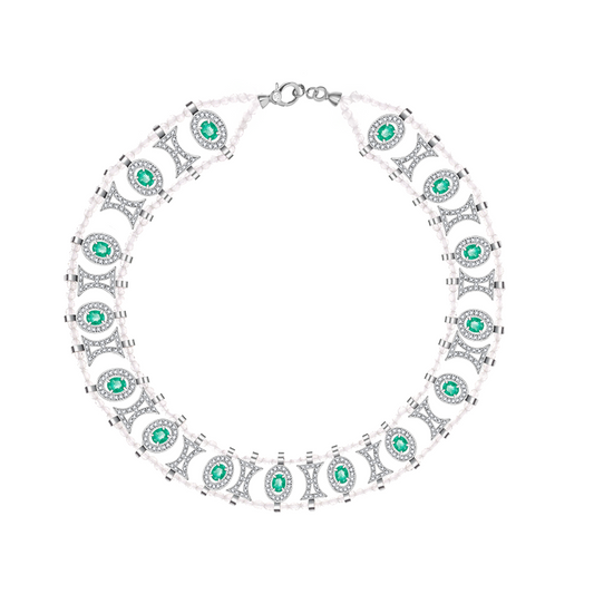 Saobeady Crystal necklace