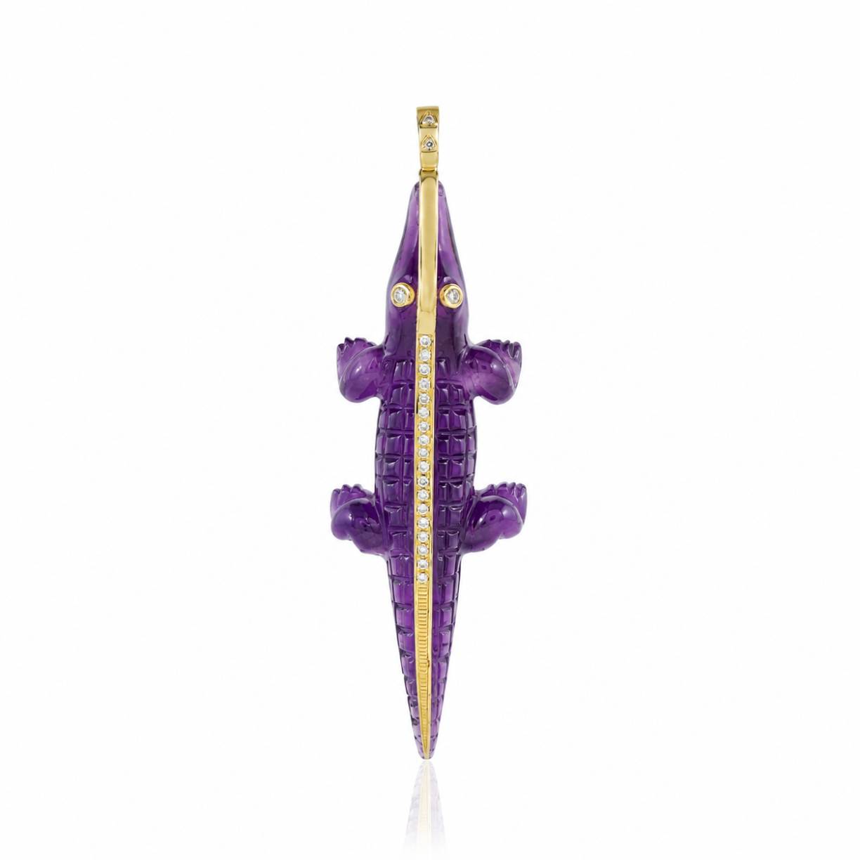 Amethyst Croco Pendant