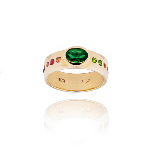 emily green tourmaline ring