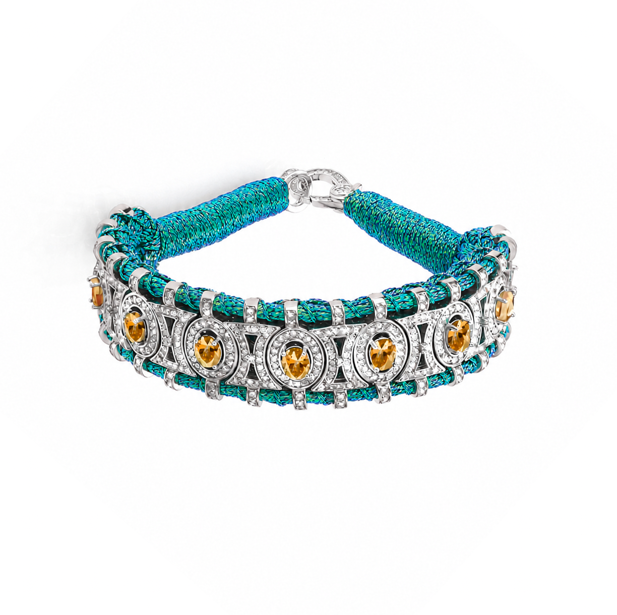 Sao Paulo Fly and Citrine bracelet