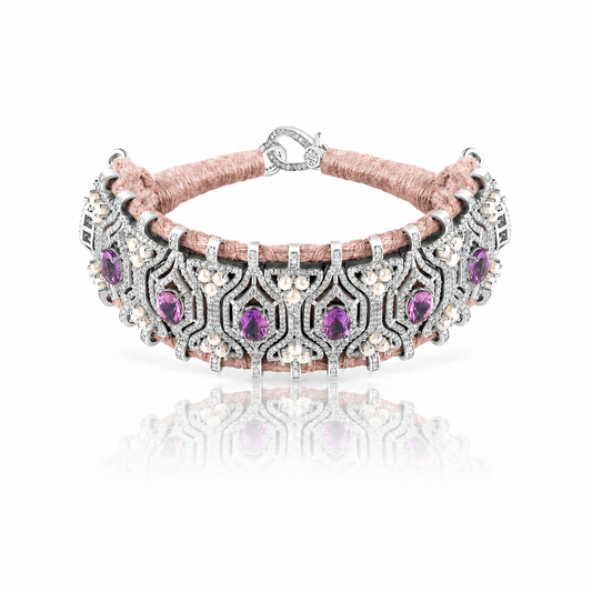 Bracelet Horizonte Nude - Améthyste